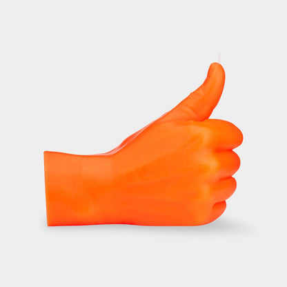 CandleHand &quot;Thumbs Up&quot; Neon Orange