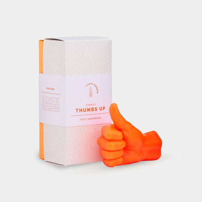 CandleHand &quot;Thumbs Up&quot; Neon Orange