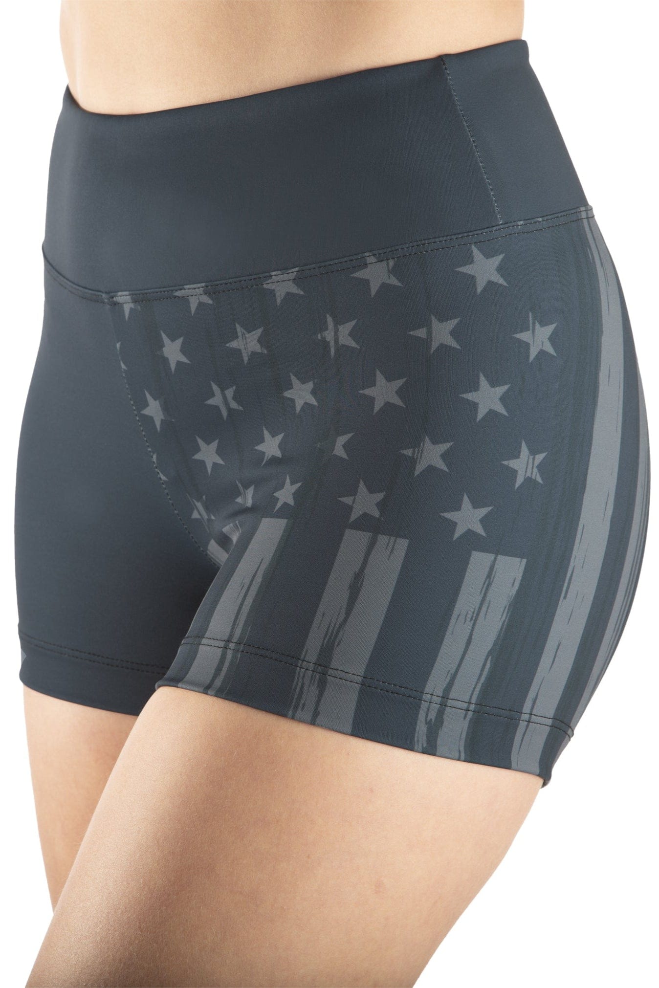 Charcoal Flag Performance Short