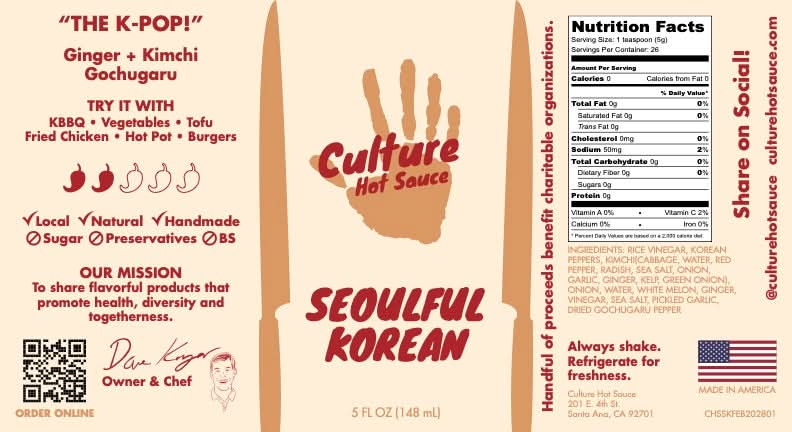 Culture Hot Sauce Hot Sauce Seoulful Korean | Hot Sauce
