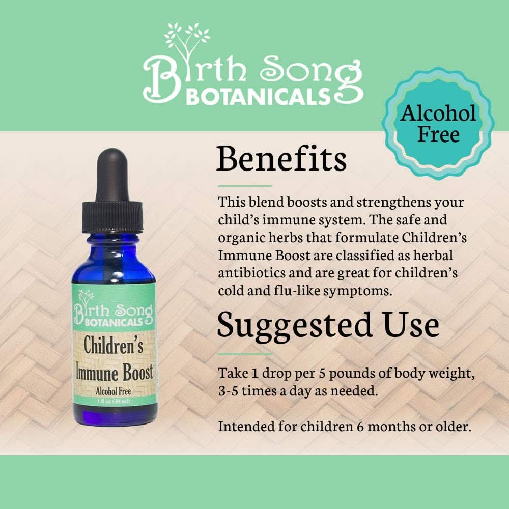 Birth Song Botanicals Co. Tinctures Default Children’s Herbal Tincture – Organic Echinacea Blend (1 oz)
