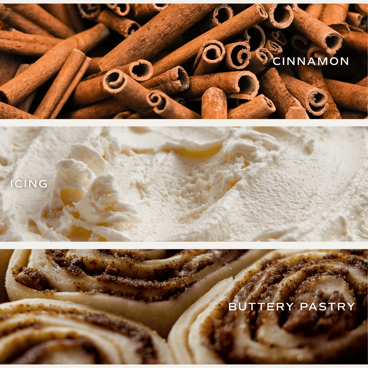 Cinnamon Rolls Soy Candle - Boxed Amber Tinted Glass Jar - 12 oz