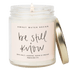Be Still and Know Soy Candle - Clear Jar - 9 oz - My American Goods