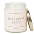 Best Mom Ever! Soy Candle - Clear Jar - 9 oz (Spa Day) - My American Goods