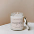 Congrats! Soy Candle - Clear Jar - 9 oz (Island AIr) - My American Goods