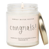 Sweet Water Decor Candles Congrats! Soy Candle - Clear Jar - 9 oz (Island AIr)