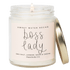 Sweet Water Decor Candles Boss Lady Soy Candle - Clear Jar - 9 oz (Spa Day)