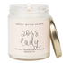 Boss Lady Soy Candle - Clear Jar - 9 oz (Spa Day) - My American Goods