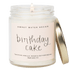 Birthday Cake Soy Candle - Clear Jar - 9 oz - My American Goods
