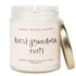 Best Grandma Ever Soy Candle - Clear Jar - 9 oz (Wildflowers and Salt) - My American Goods