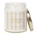 Sweet Water Decor Candles Cashmere and Vanilla Soy Patterned Candle - Clear Jar - 9 oz