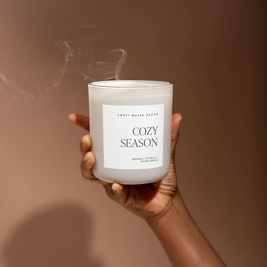 Cozy Season Soy Candle - Tan Matte Jar - 15 oz - My American Goods