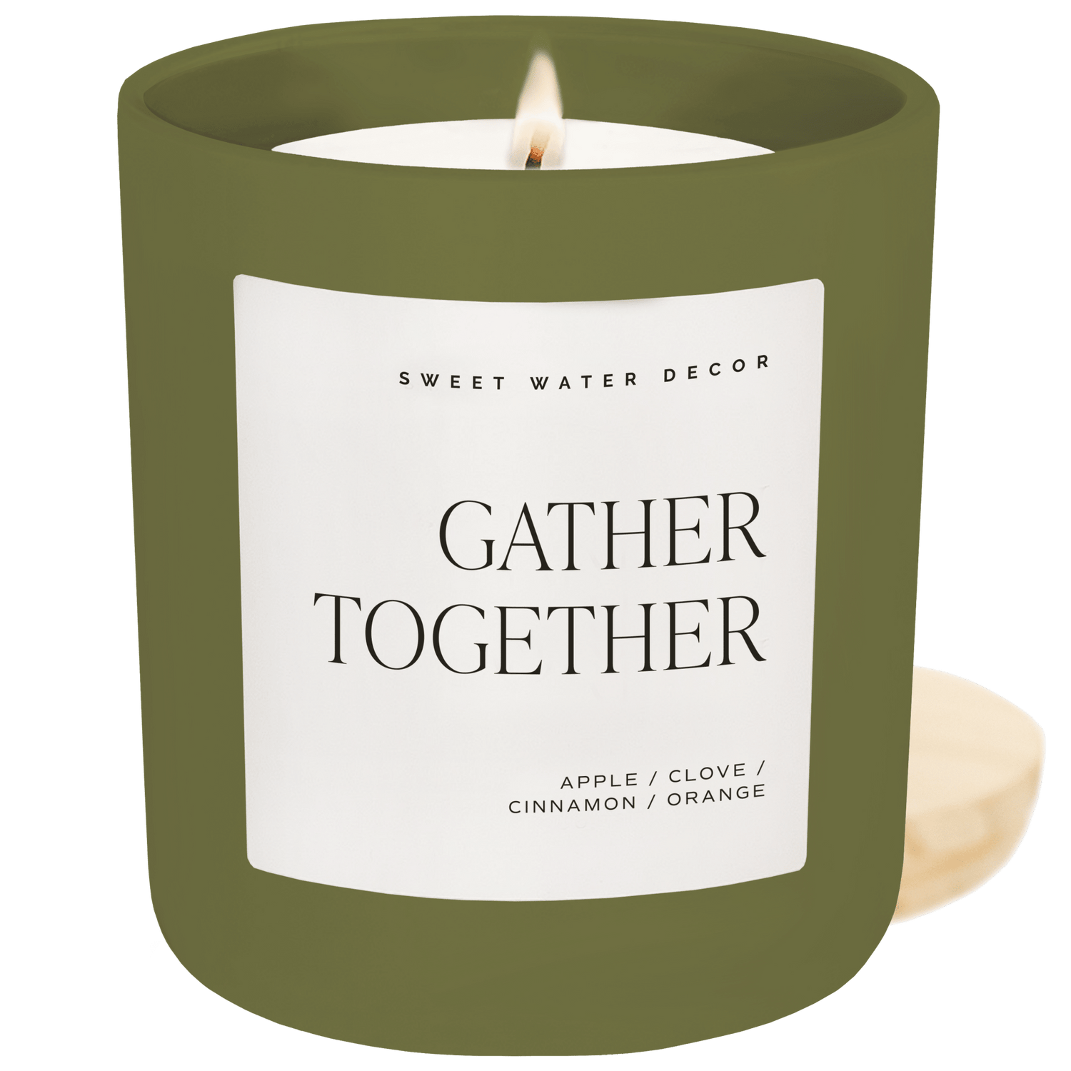 Gather Together Soy Candle - Olive Matte Jar - 15 oz (Farmhouse)