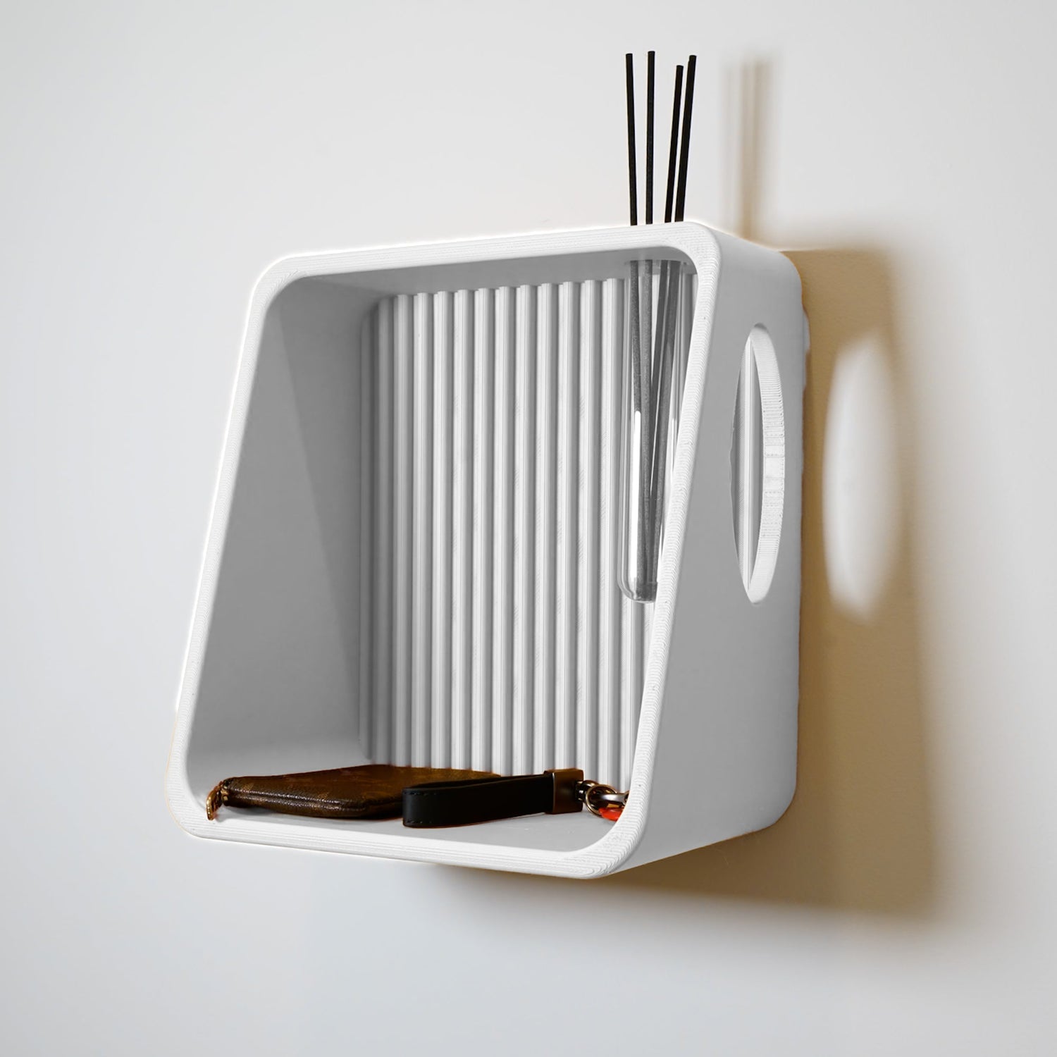 Modern Floating Wall Shelf, Propagation or Reed Diffuser - My American Goods
