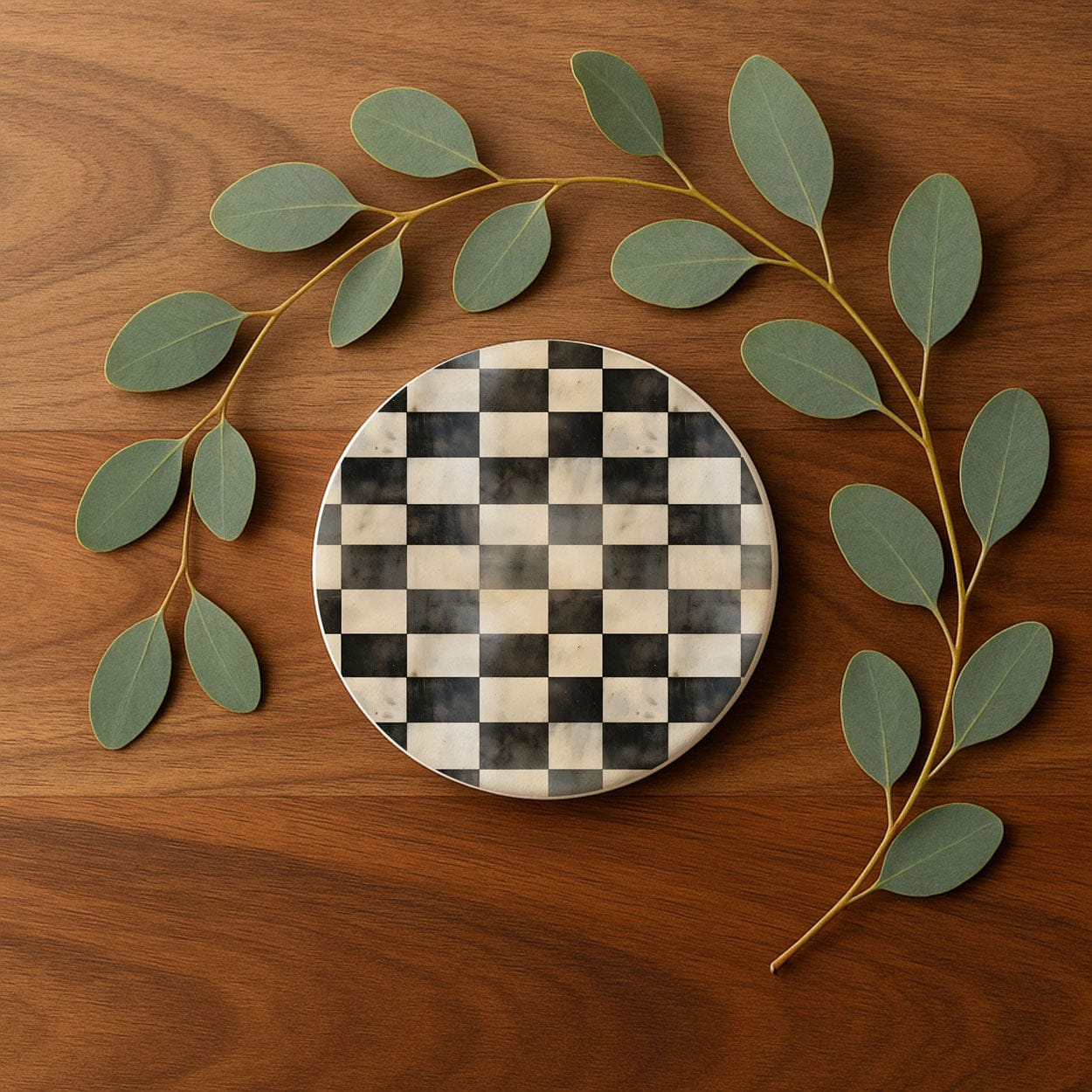Gia Roma Coaster Courtly Check Coasters