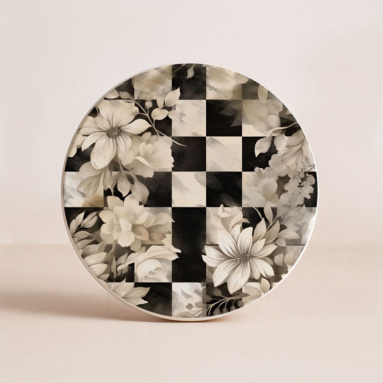 Courtly Check Coasters