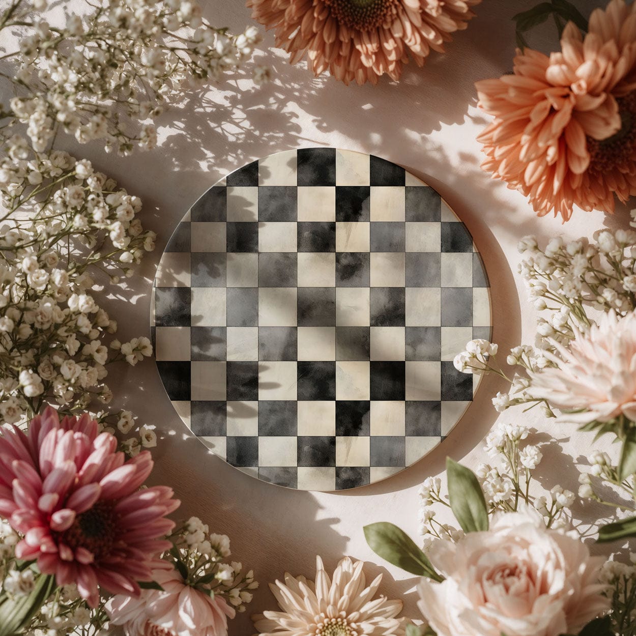 Gia Roma Coaster Courtly Check Coasters