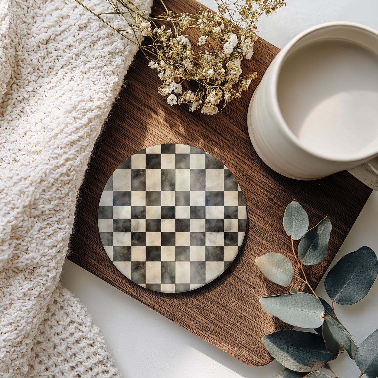 Gia Roma Coaster Courtly Check Coasters