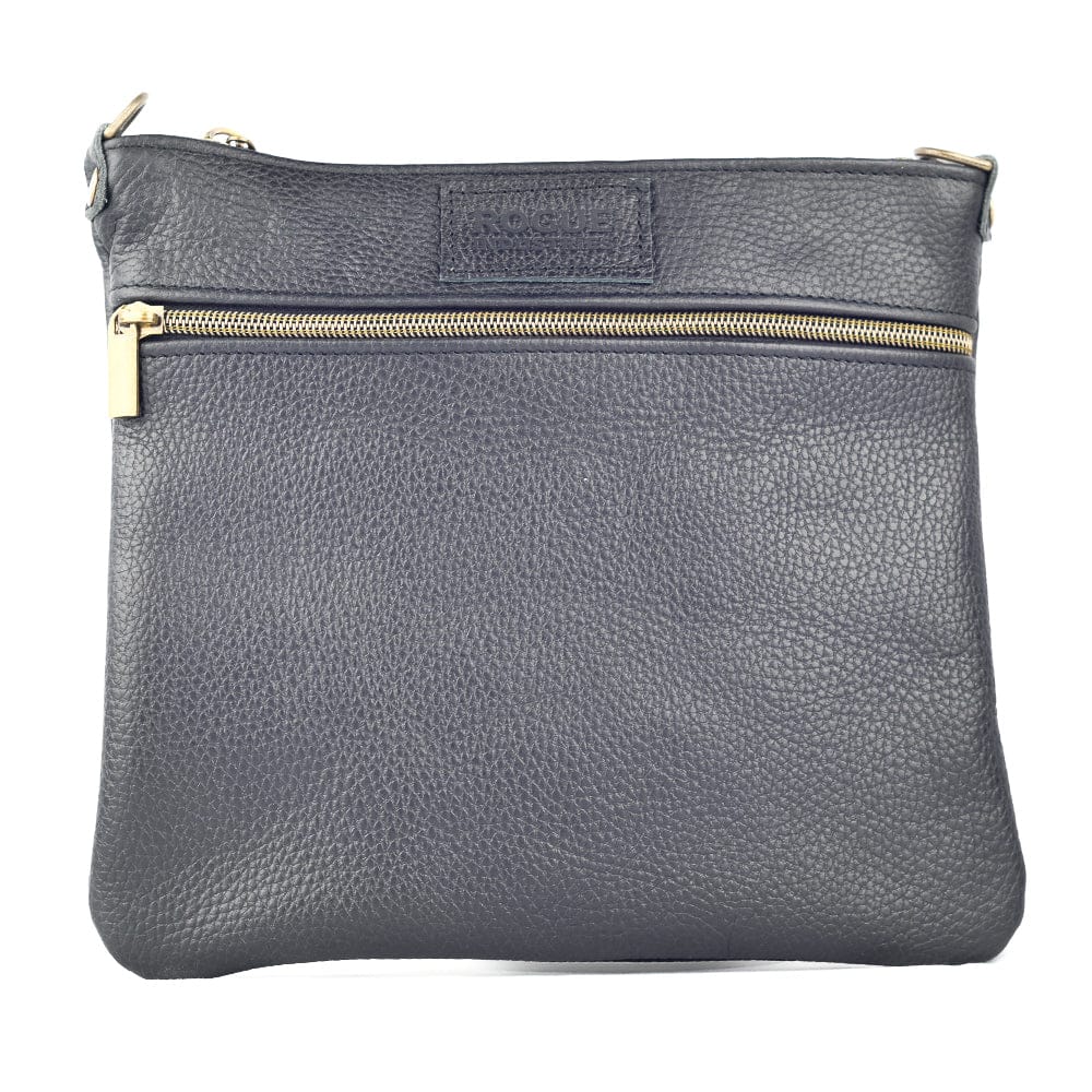 Rogue Industries Bag Black Cowhide Leather Ellis River Crossbody Bag in Leather
