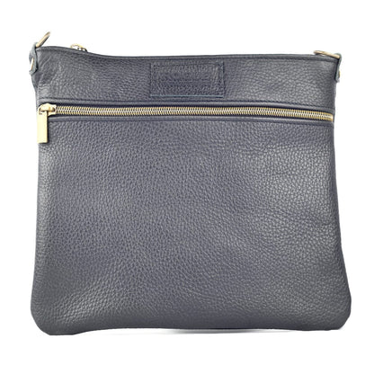 Rogue Industries Bag Black Cowhide Leather Ellis River Crossbody Bag in Leather