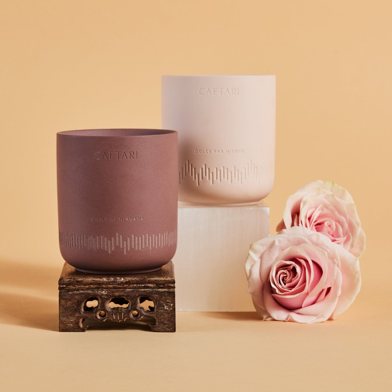 Caftari Candle Best Seller Bundle: Scent of Nirvana and Dolce Far Niente