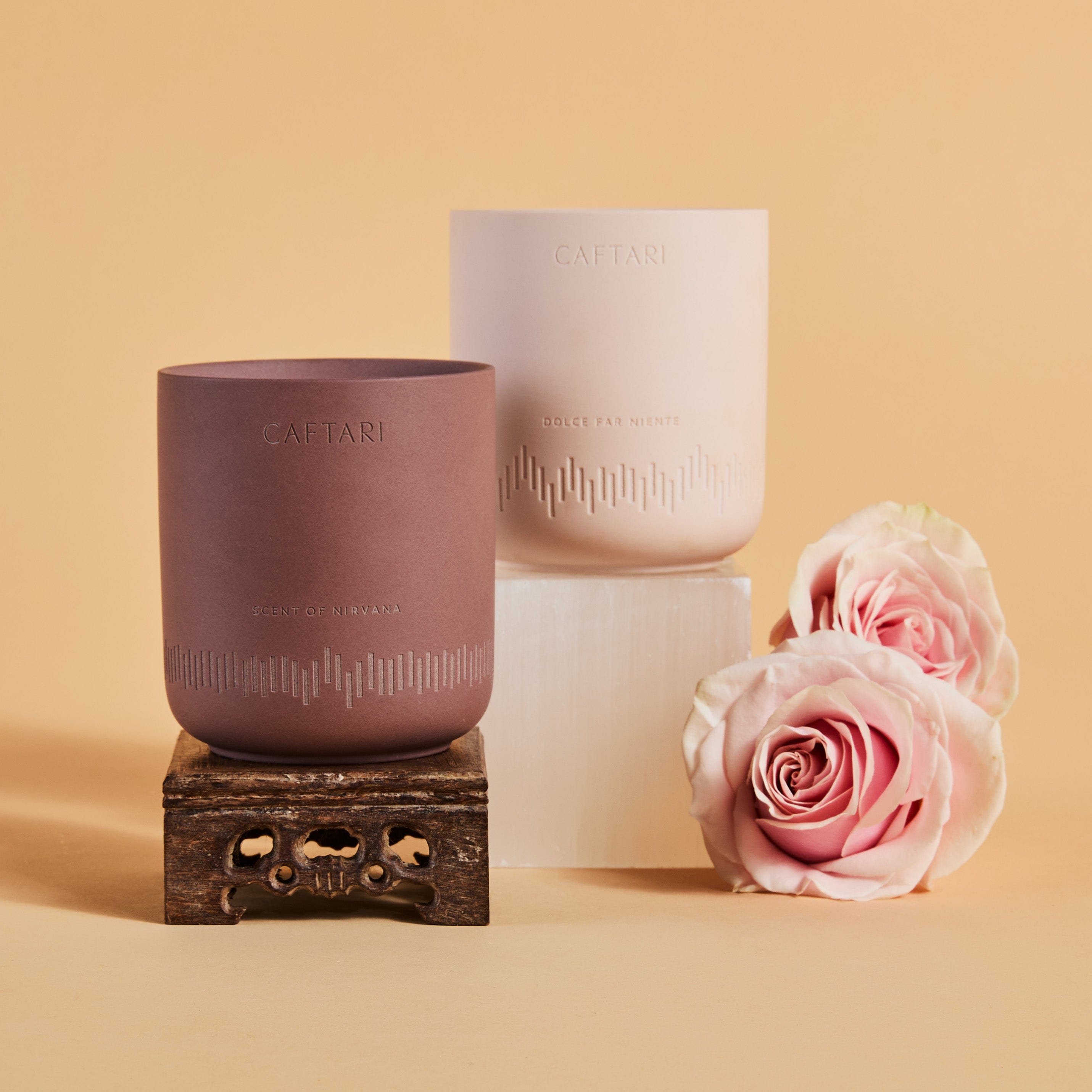 Caftari Candle Best Seller Bundle: Scent of Nirvana and Dolce Far Niente