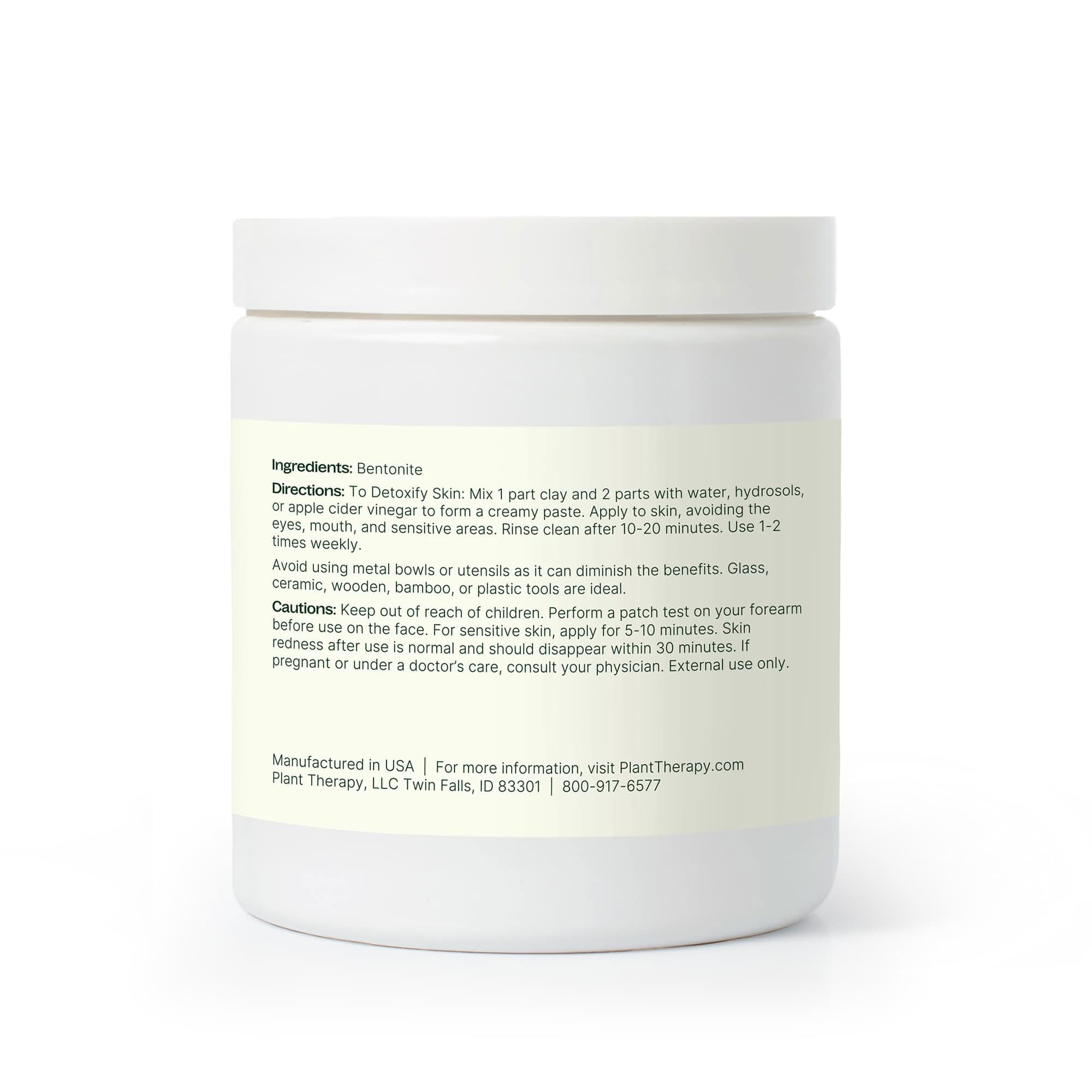 Plant Therapy Hair &amp; Skin Care 16 oz Calcium Bentonite Clay 16 oz