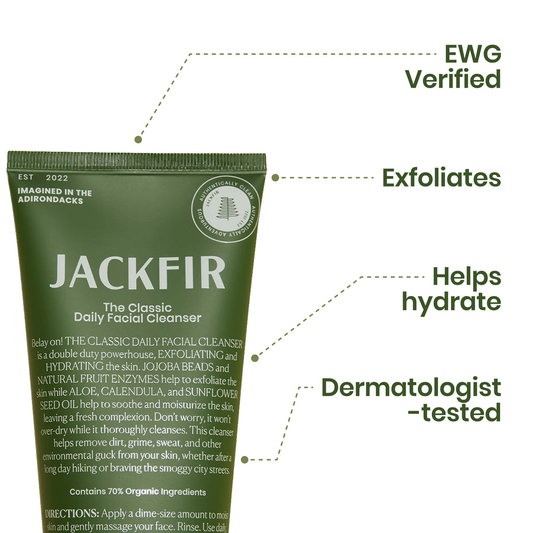 Jackfir Classic Daily Facial Cleanser