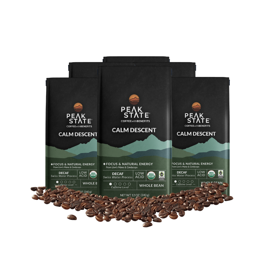 Wholesale Only - Case of 6 - CALM DESCENT Swiss Water Decaf - My American Goods