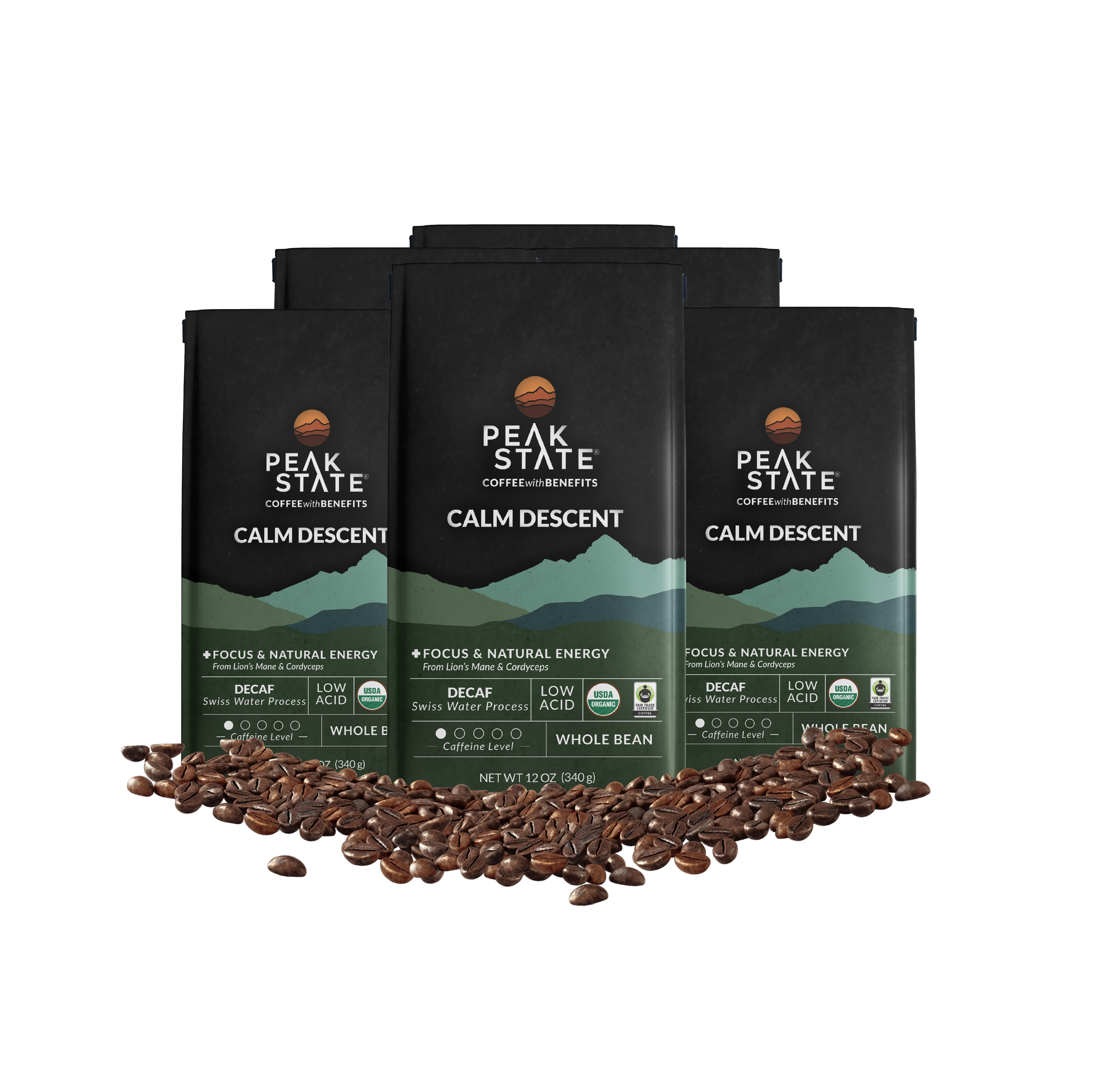 Wholesale Only - Case of 6 - CALM DESCENT Swiss Water Decaf - My American Goods