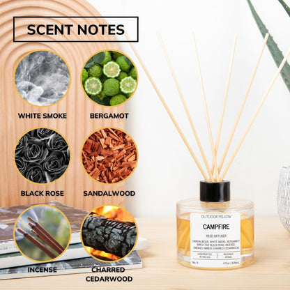 Outdoor Fellow Reed Diffuser Campfire Reed Diffuser