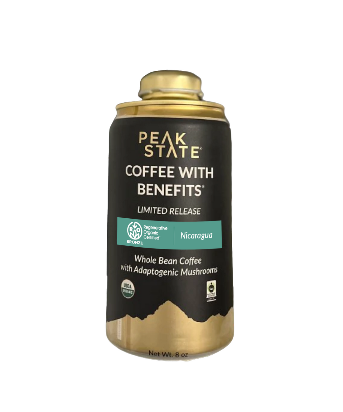 Wholesale Only - Regenerative Organic Certified Whole Bean Coffee with Benefits EcoCan - 6 Case - My American Goods