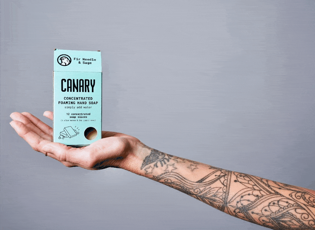 Canary Hand Soap Unscented Concentrated Hand Soap Refill Bars