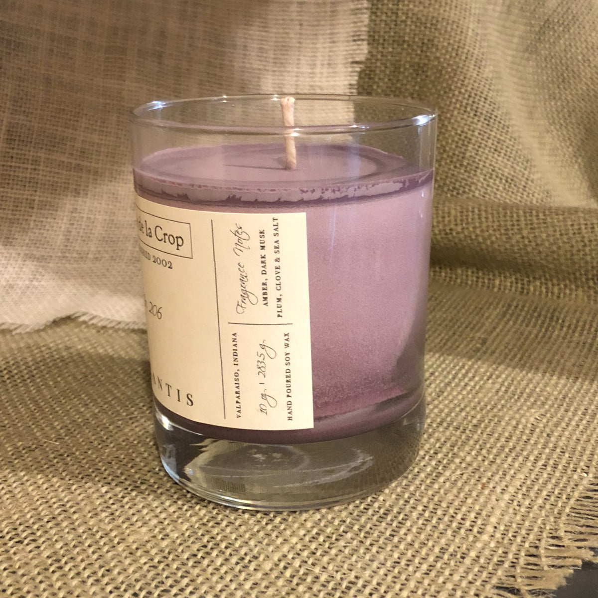 Soy Candle - Atlantis (Sea Salt &amp; Dark Musk)