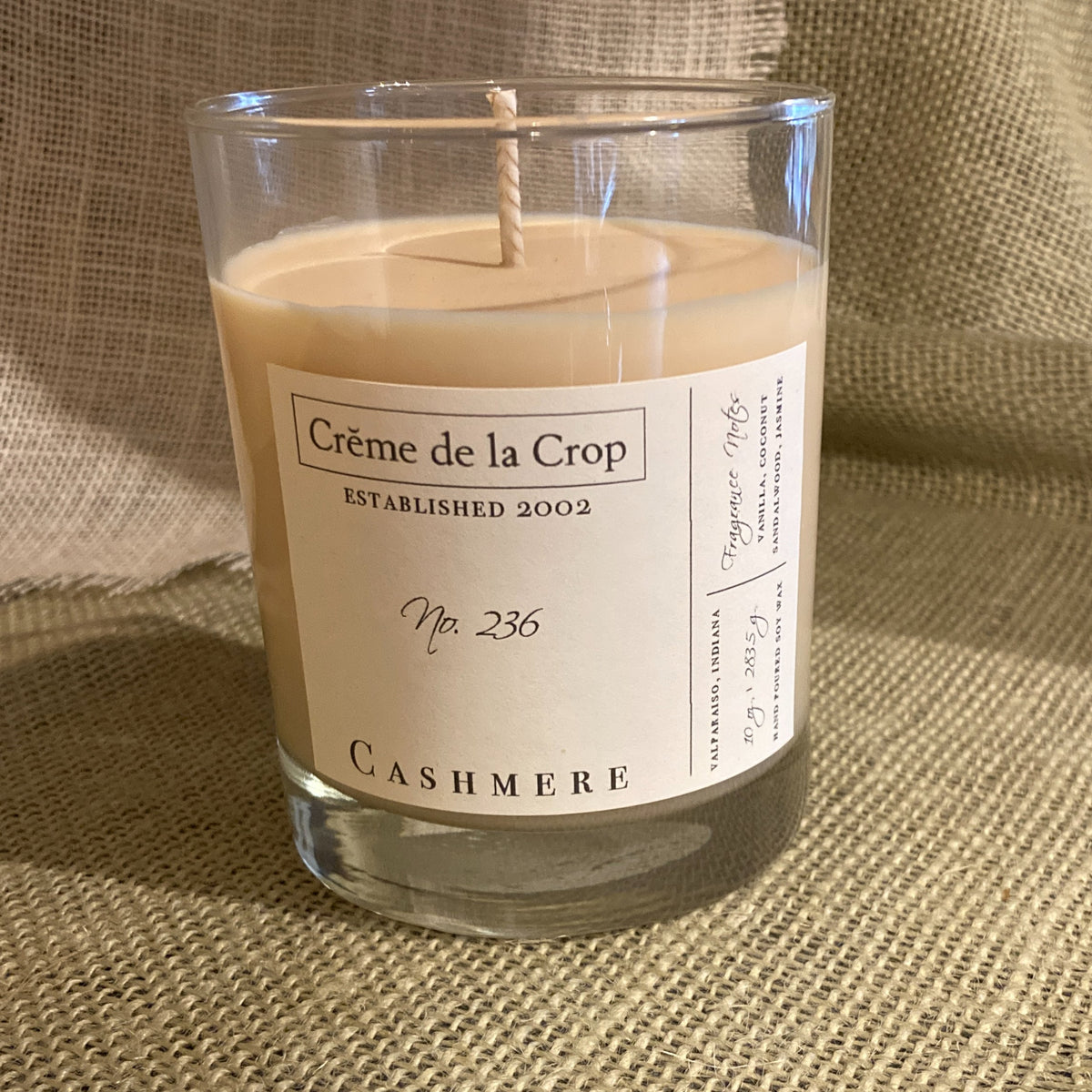 Soy Candle - Cashmere (Coconut &amp; Sandalwood)