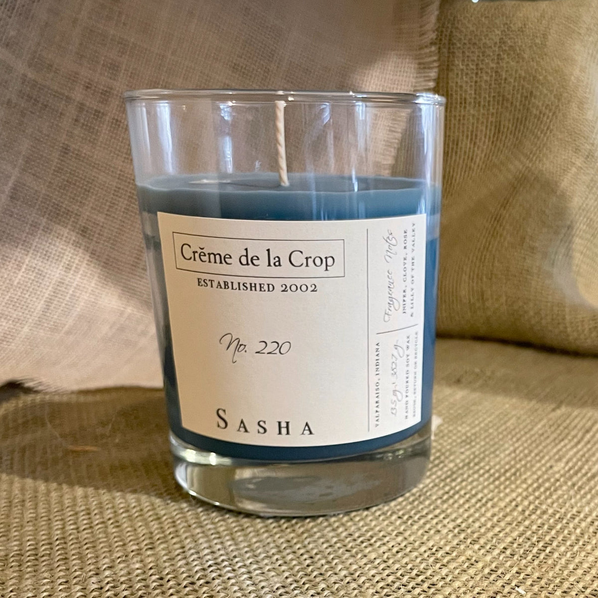 Soy Candle - Sasha (Juniper)