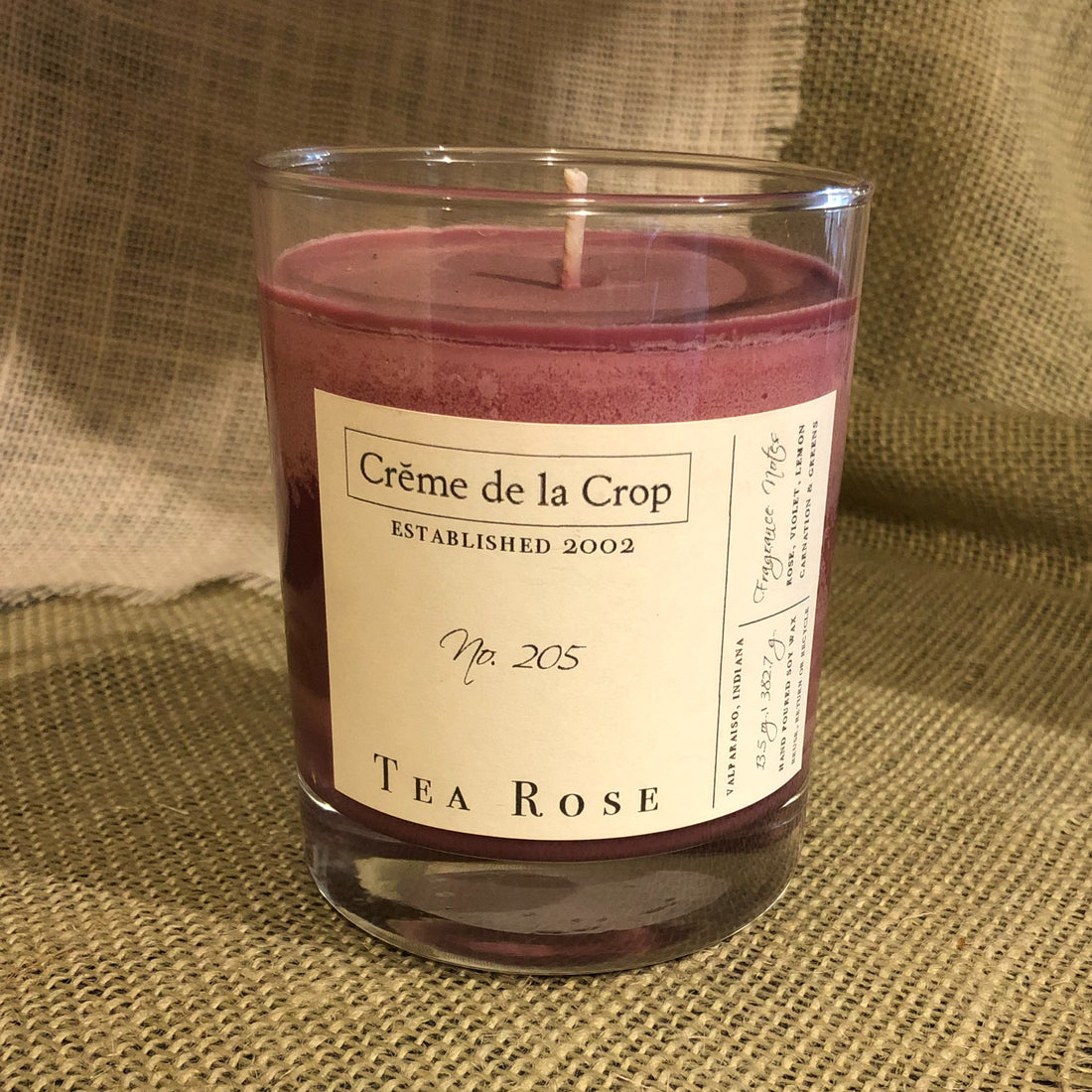 Soy Candle - Tea Rose