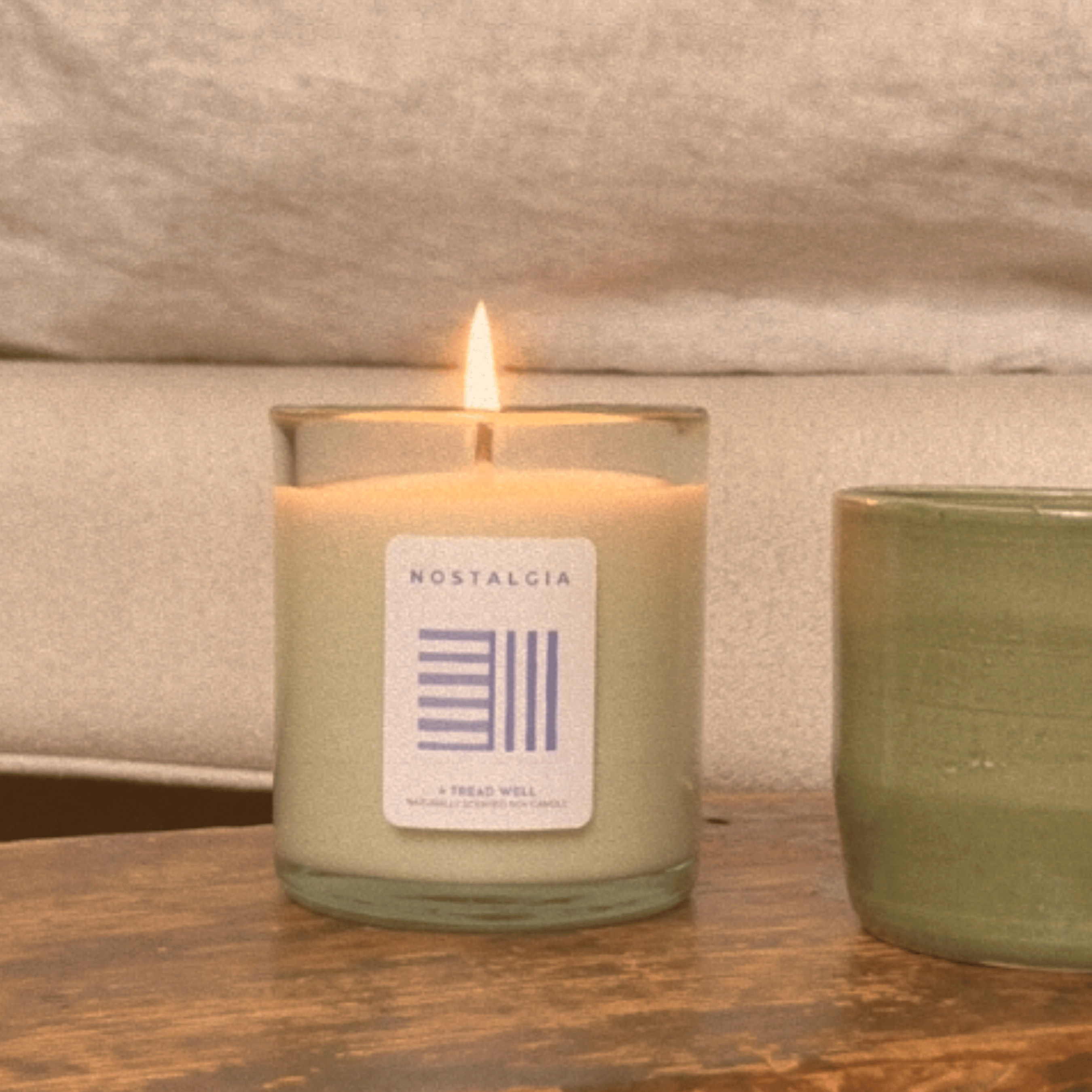 &amp; Tread Well Candle Natural Candle - Nostalgia