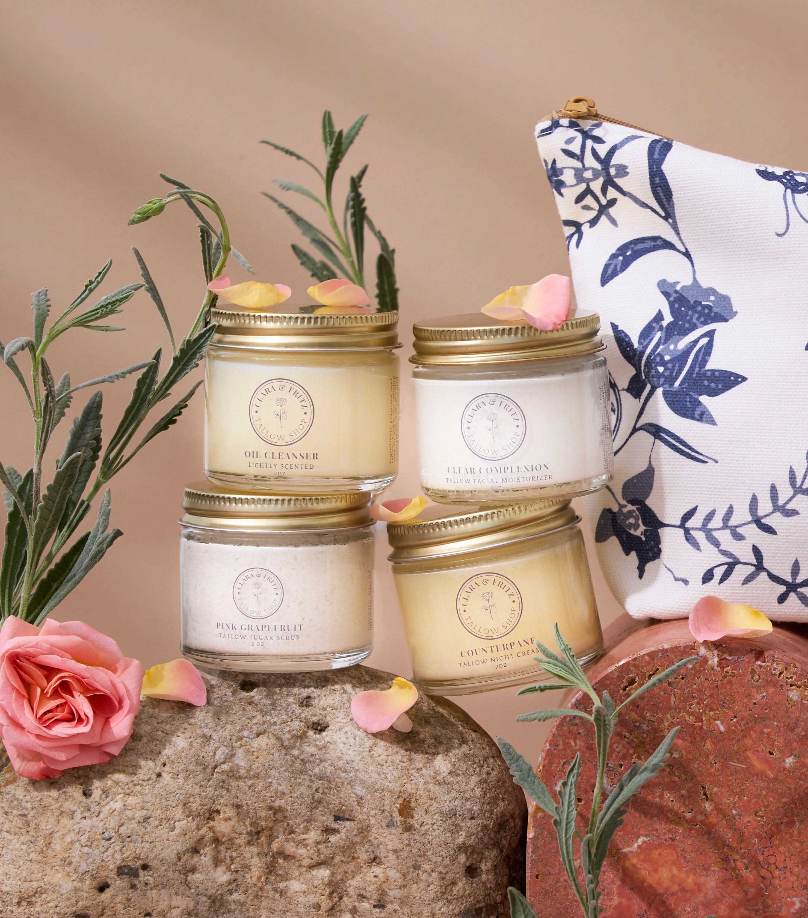 Clara &amp; Fritz Tallow Shop Lotion &amp; Moisturizer Clara &amp; Fritz Clear Complexion Whipped Tallow Facial Moisturizer