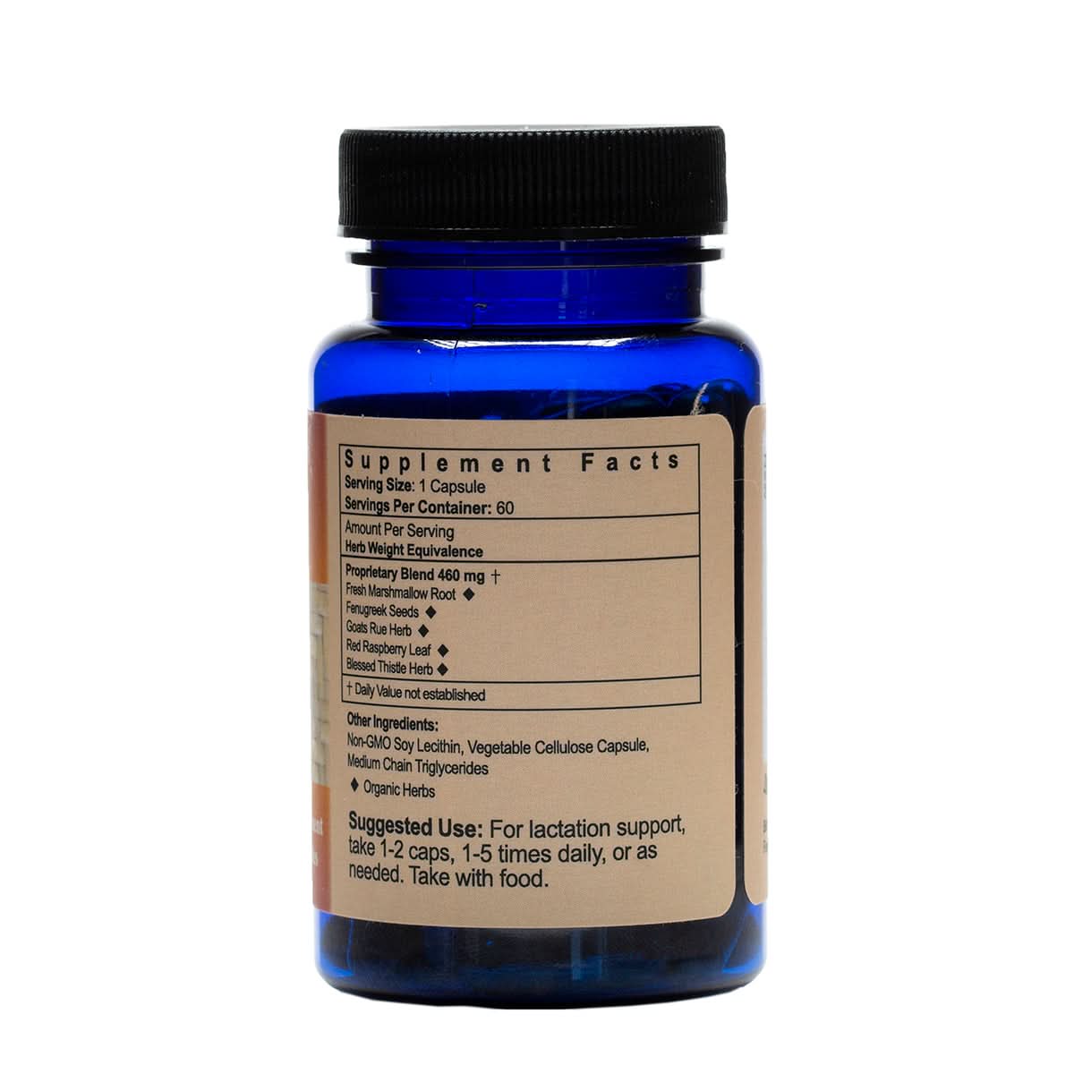 Birth Song Botanicals Co. Tinctures Let There Be Milk! Liquid Vegetarian Capsules
