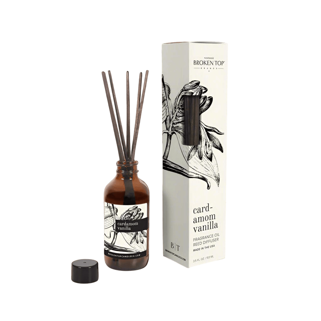 Broken Top Brands Reed Diffuser Cardamom Vanilla Reed Diffuser