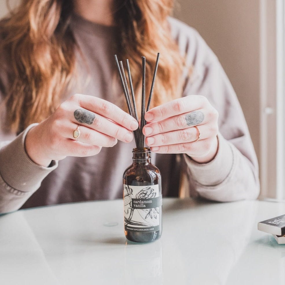 Broken Top Brands Reed Diffuser Cardamom Vanilla Reed Diffuser