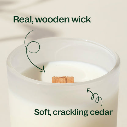 Cassis &amp; Cedar Naturally Scented Candle - My American Goods