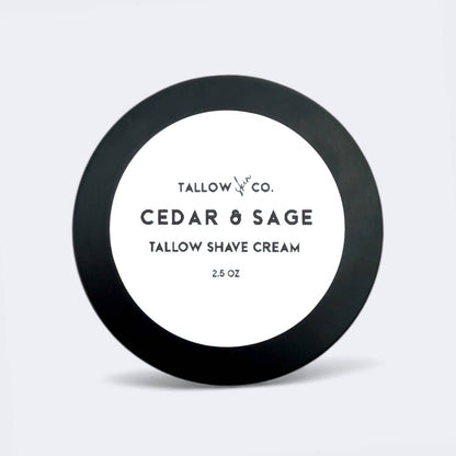 Cedar &amp; Sage Tallow Shaving Cream
