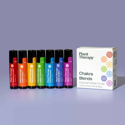 Plant Therapy Essential Oil Chakra Blends Essential Oil Roll-On Set