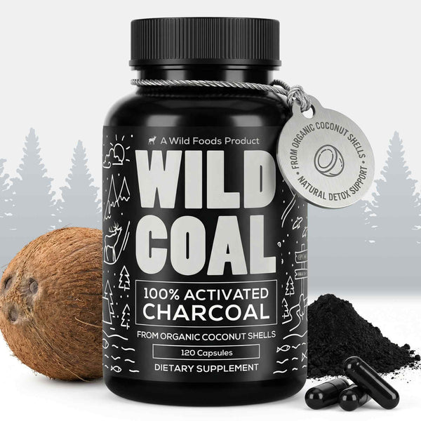 Activated Charcoal Capsules – 100% Organic Coconut Shells