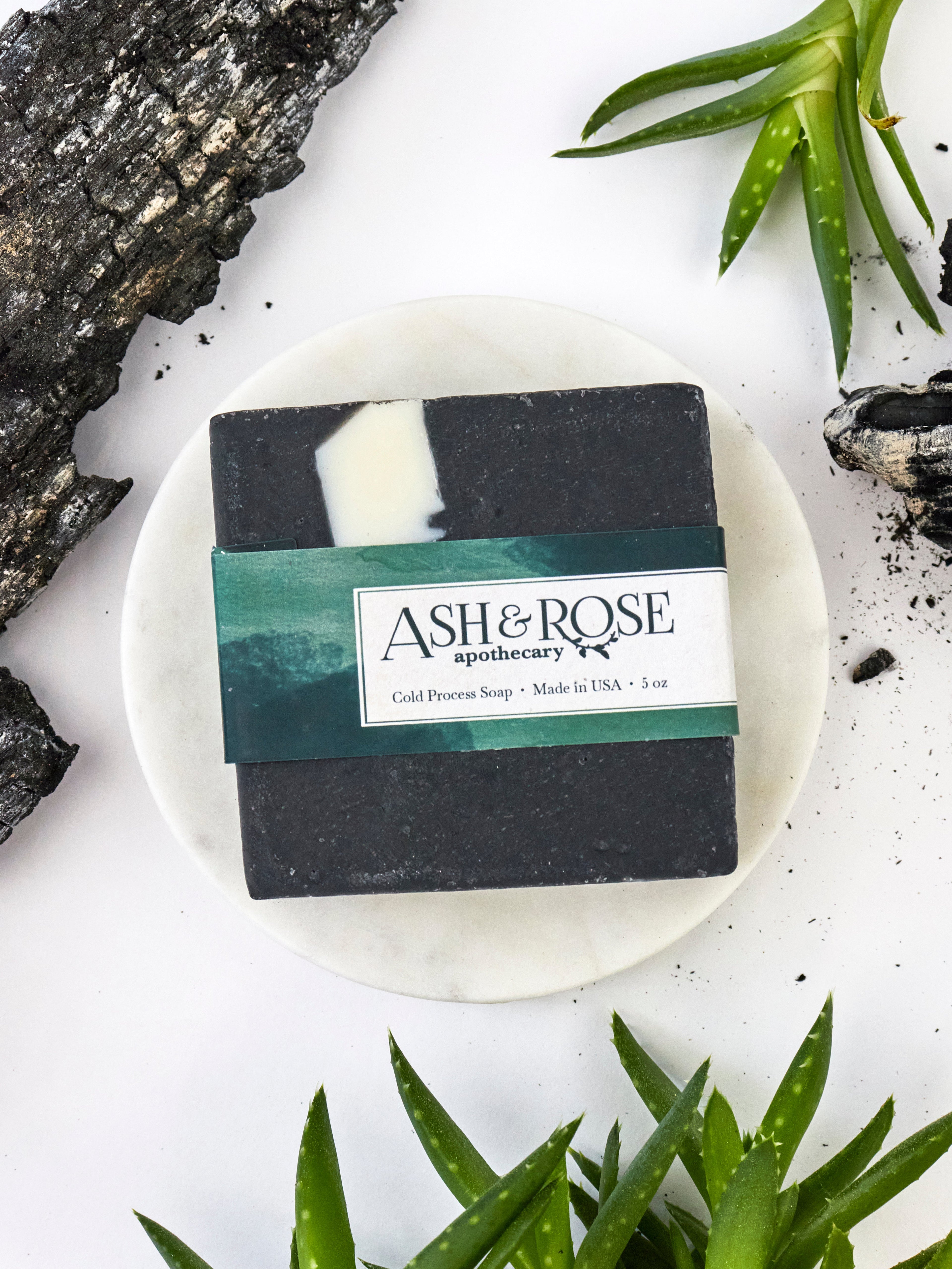 Bar of soap with &