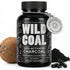 Wild Foods Supplements Activated Charcoal Capsules – 100% Organic Coconut Shells