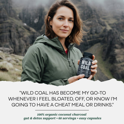 Activated Charcoal Capsules – 100% Organic Coconut Shells