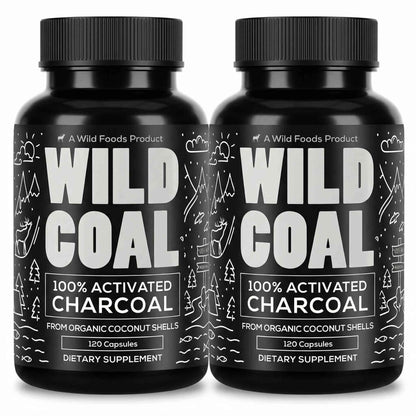 Activated Charcoal Capsules – 100% Organic Coconut Shells